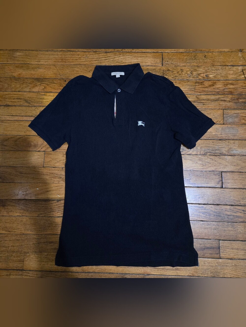 Burberry Brit S Dark Blue Cotton Polo Shirt